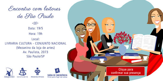 Encontro de Blogs e Leitores Convite - @editoraArqueiro