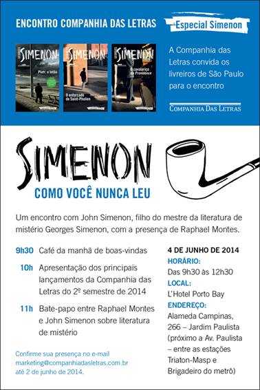 Encontro @cialetras Especial Simenon