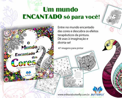 Livros de colorir @butterfly_ed #Lancamento